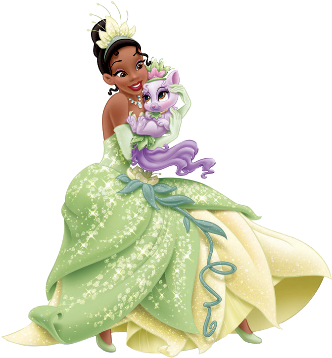 Princess Tianaand Friend PNG image