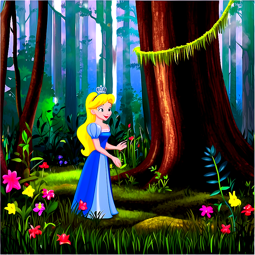 Princesses In The Forest Png Tjs61 PNG image