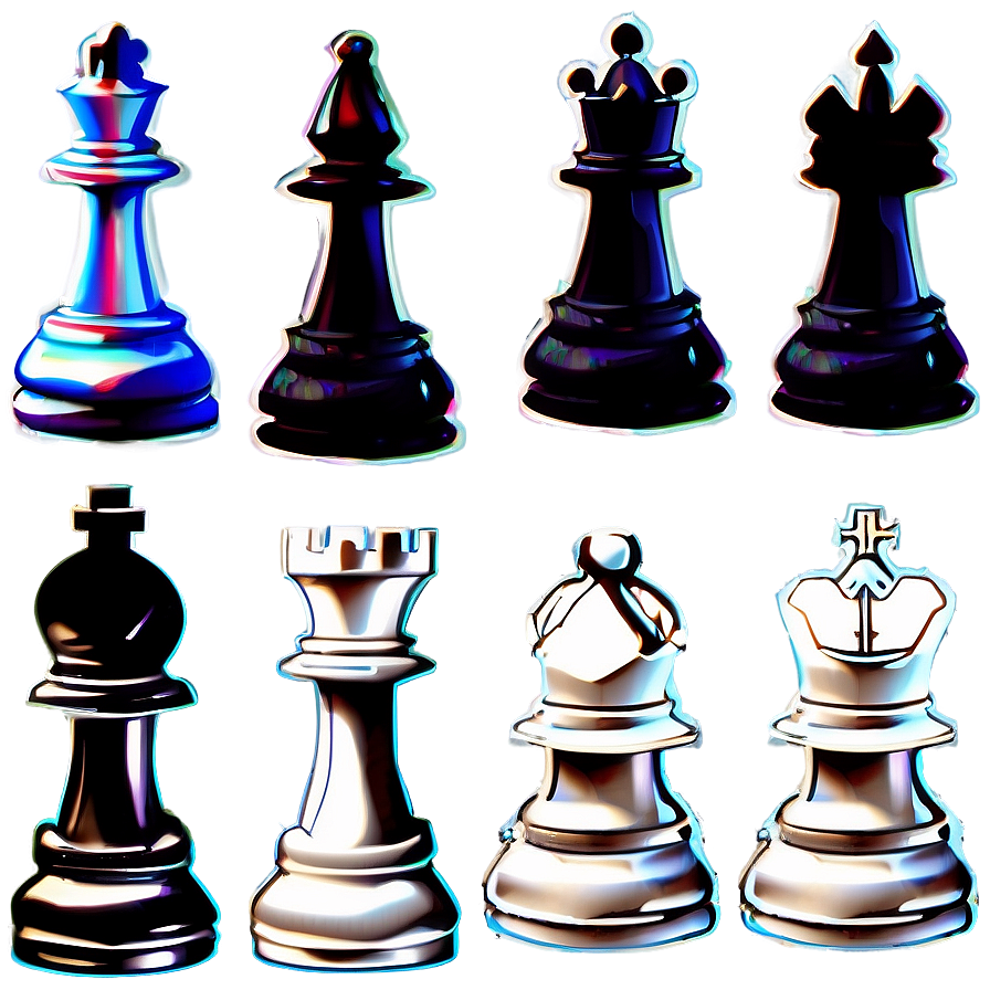 Printable Chess Pieces Template Png 80 PNG image