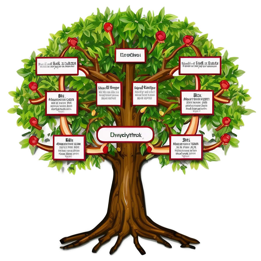 Printable Family Reunion Tree Diagram Png 06212024 PNG image