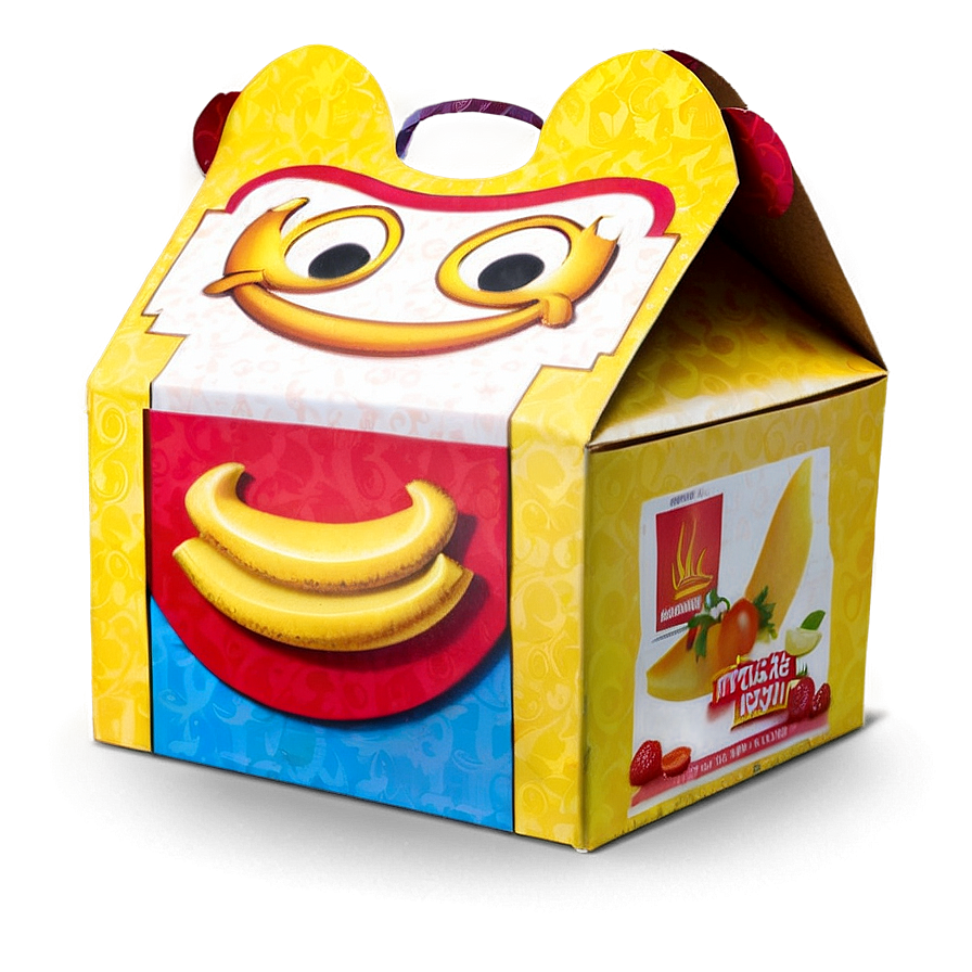 Printable Happy Meal Box Template Png 06212024 PNG image