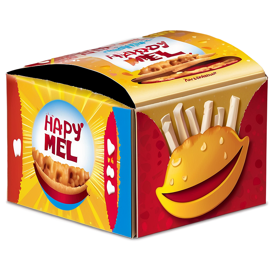 Printable Happy Meal Box Template Png Lye PNG image