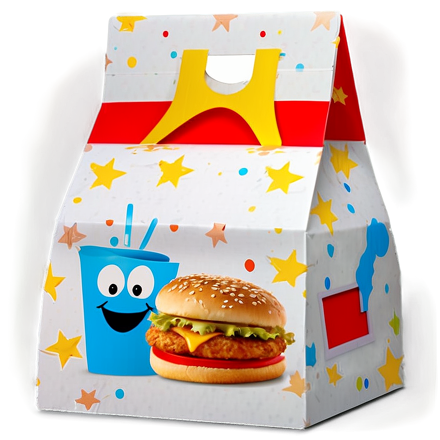 Printable Happy Meal Box Template Png Vvk59 PNG image