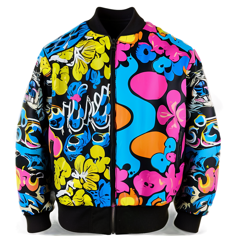 Printed Bomber Jacket Unique Png 78 PNG image