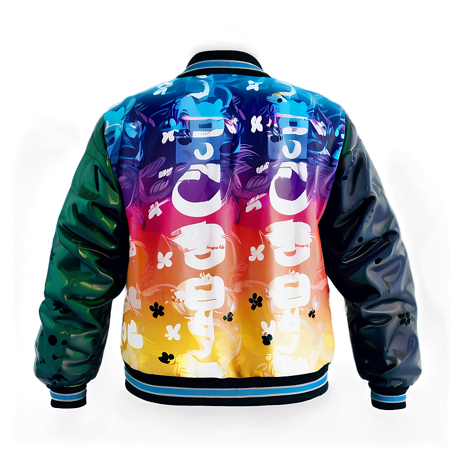 Printed Bomber Jacket Unique Png Ryt37 PNG image