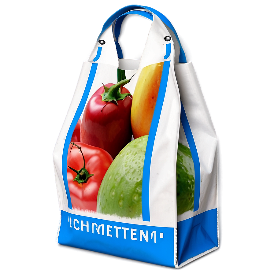 Printed Grocery Bag Png 06132024 PNG image