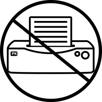 Printer Error Icon PNG image