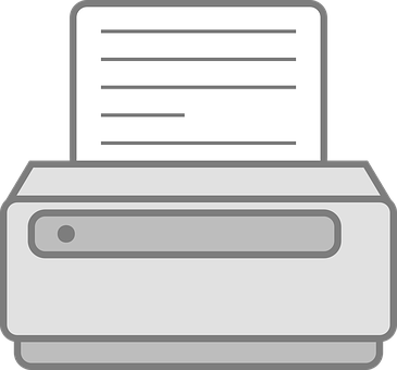 Printer Icon Graphic PNG image