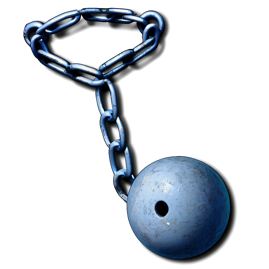 Prisoner Ball And Chain Art Png 06282024 PNG image