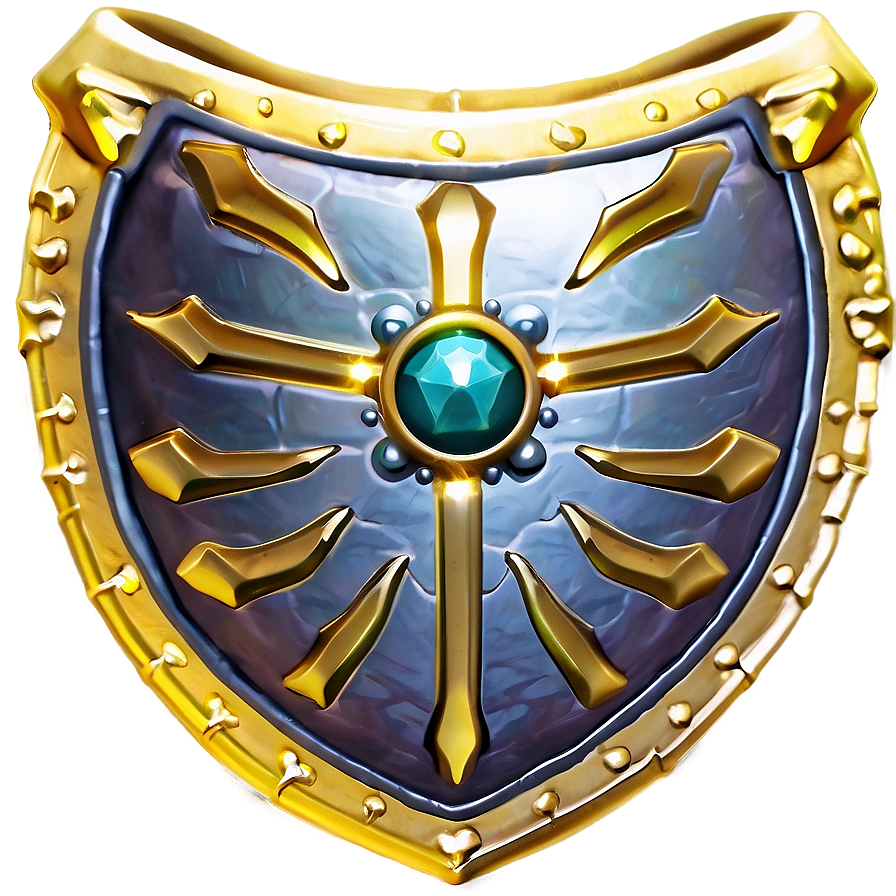 Pristine Gold Shield Png 66 PNG image