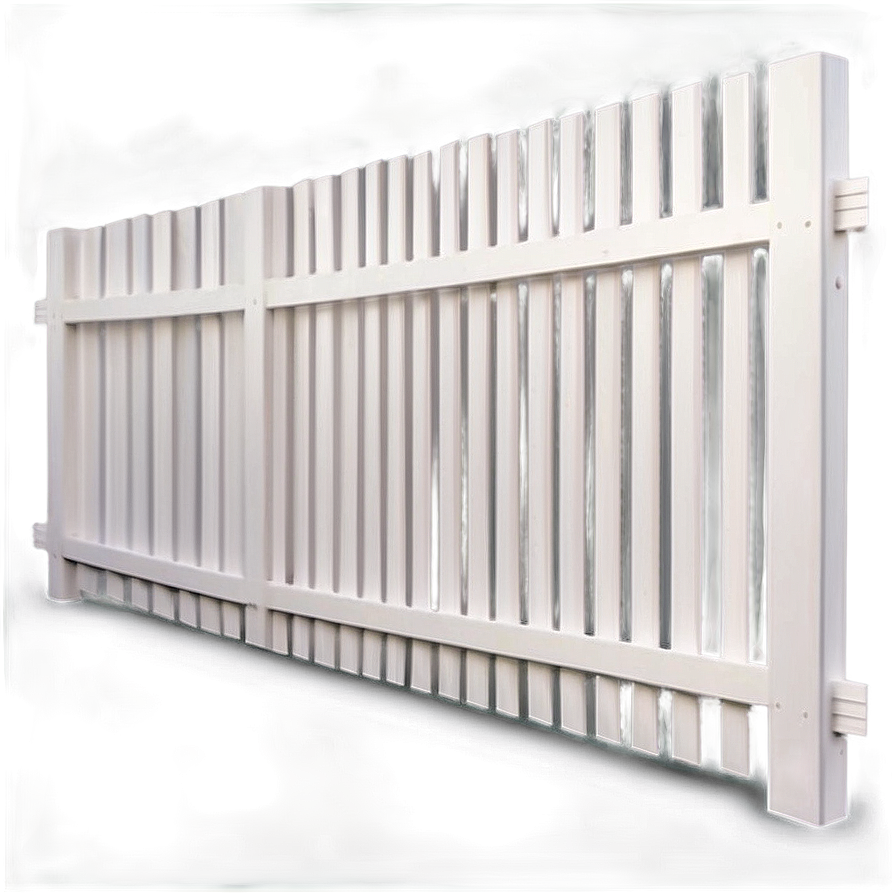 Privacy White Vinyl Fence Png 65 PNG image