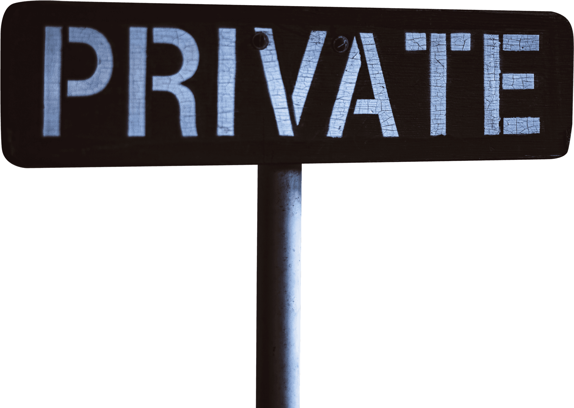 Private Property Sign PNG image