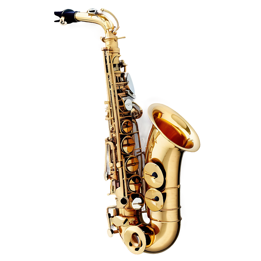 Professional Alto Saxophone Png 06282024 PNG image