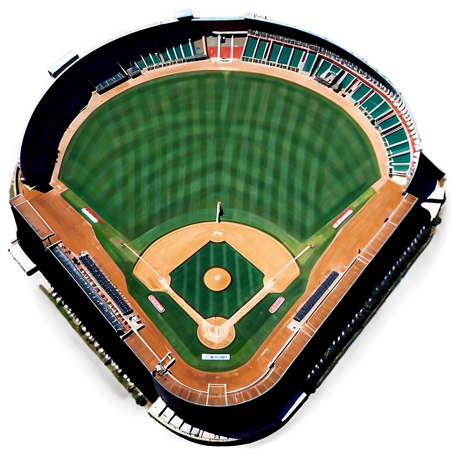 Professional Baseball Field Dimension Png 06132024 PNG image