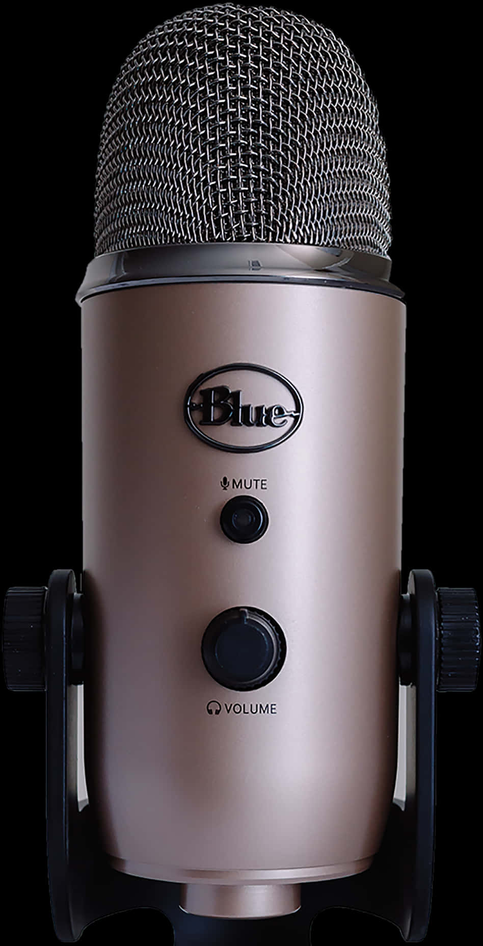 Professional Blue Microphone Studio Equipment PNG image