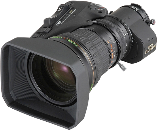 Professional Broadcast Camera Lens PNG image