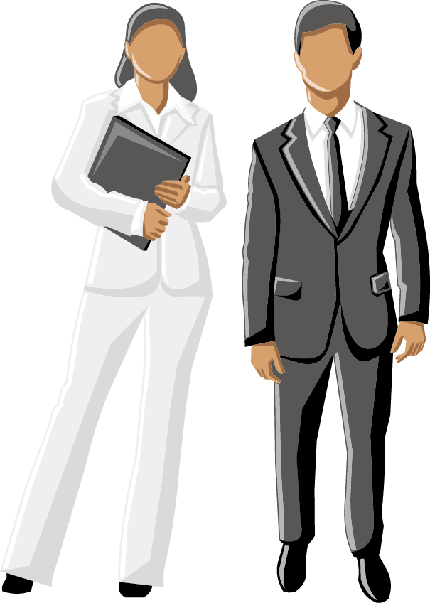 Professional Business Team Vector PNG image