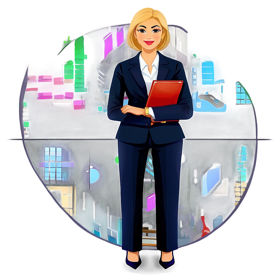 Professional Businesswoman Png Eom PNG image