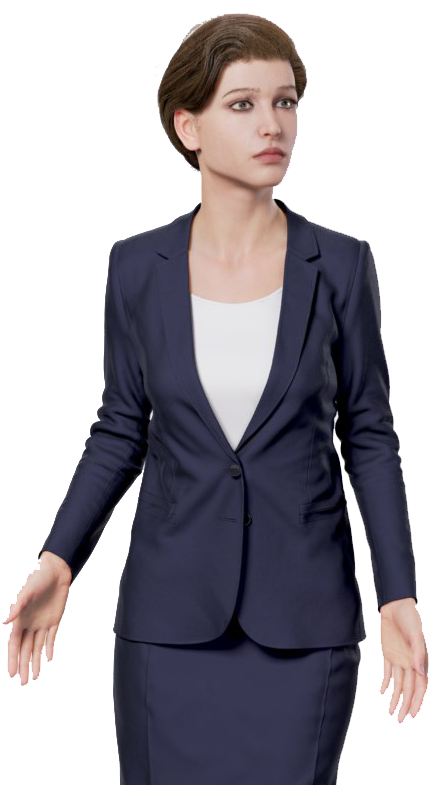 Professional Businesswoman Pose PNG image