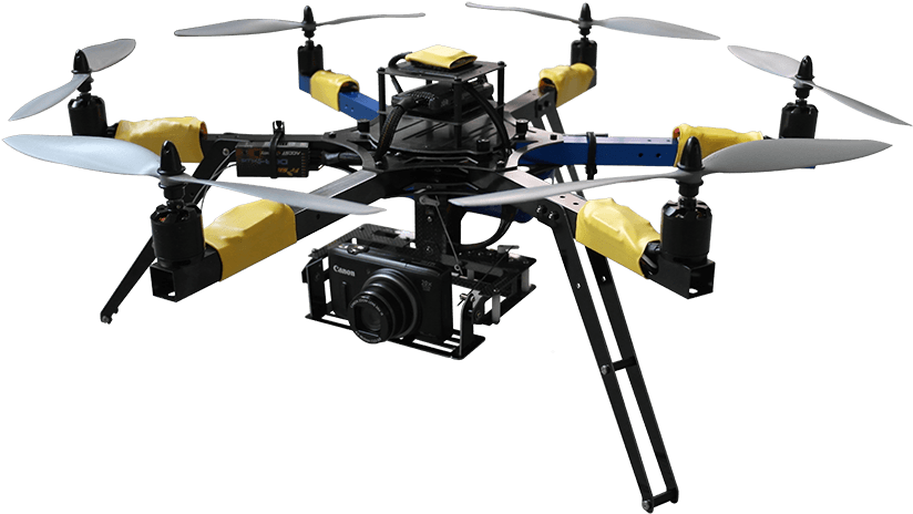 Professional Camera Drone Transparent Background PNG image