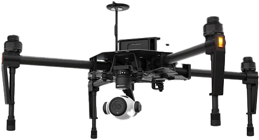 Professional Camera Dronein Flight PNG image