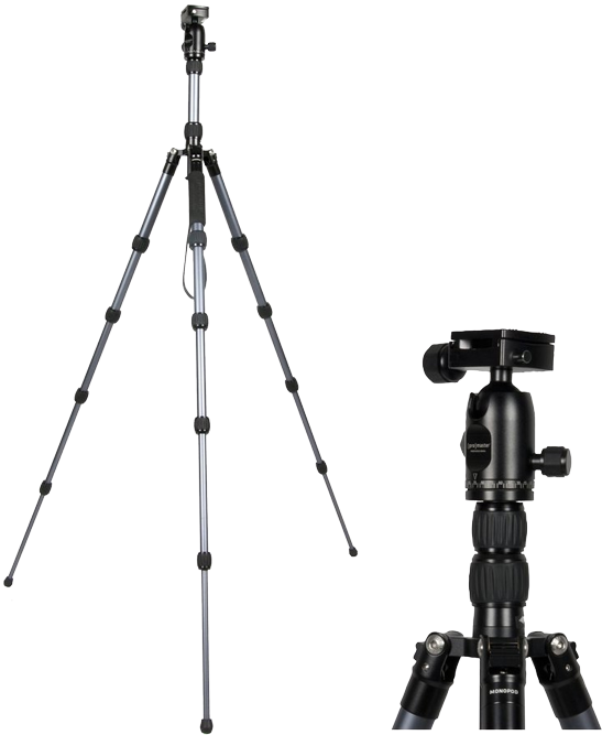 Professional Camera Tripod Stand PNG image