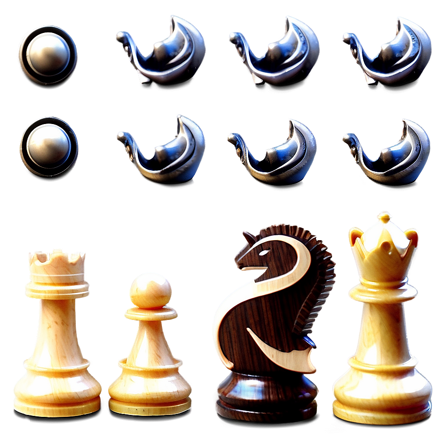 Professional Chess Set Pieces Png Qjm PNG image