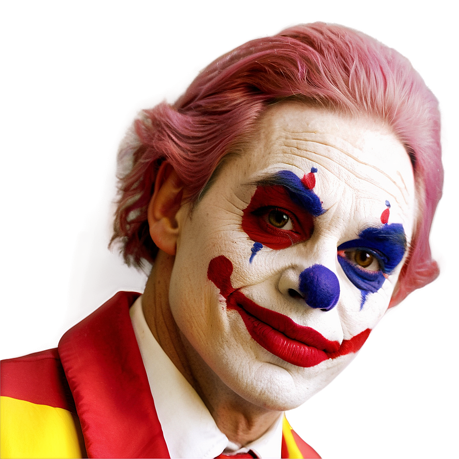 Professional Clown Makeup Png Ebq PNG image