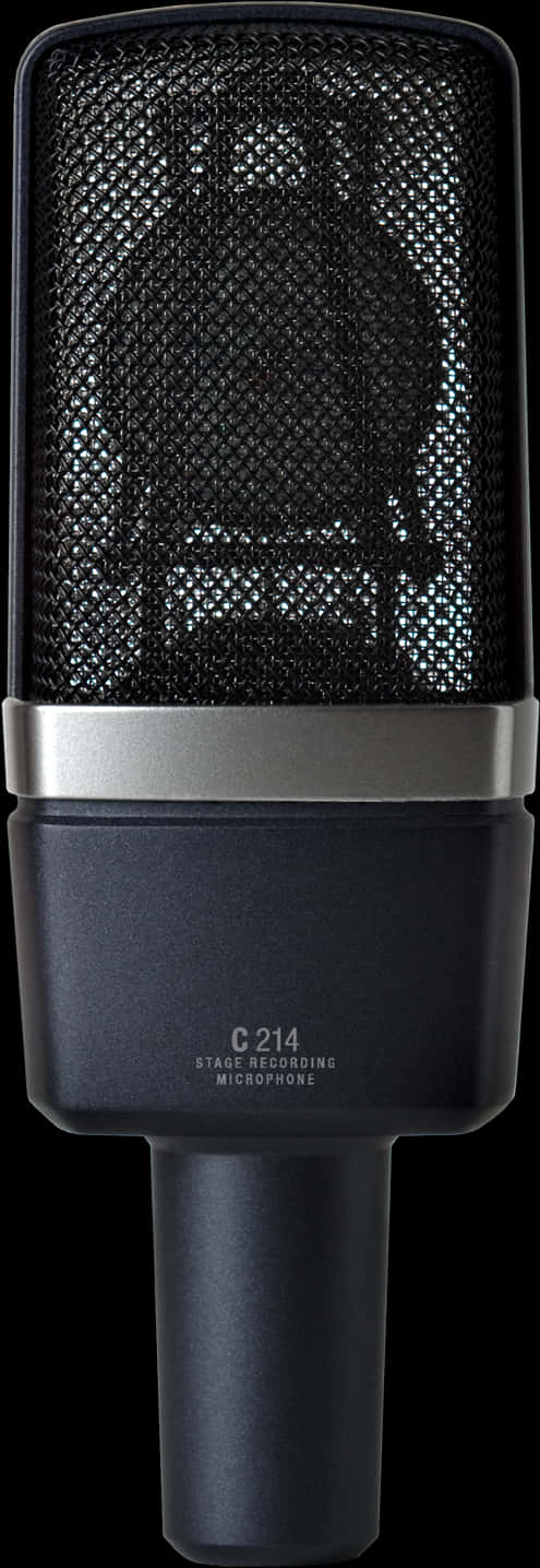 Professional Condenser Microphone C214 PNG image