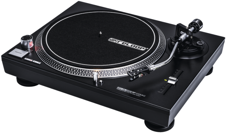 Professional D J Turntable Equipment PNG image