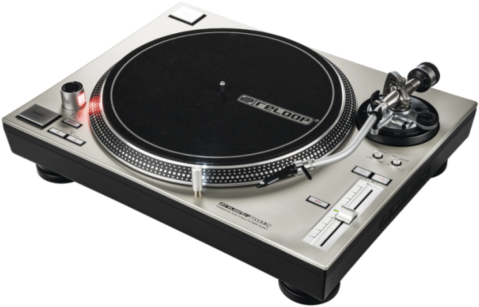 Professional D J Turntable Equipment PNG image