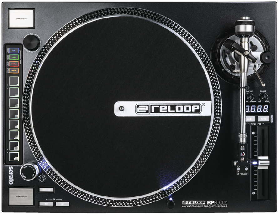 Professional D J Turntable Reloop R P8000s PNG image