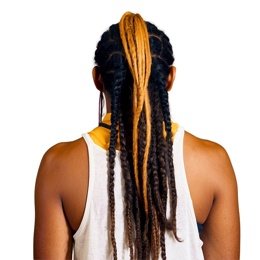 Professional Dreads Hairstyle Png Kfr96 PNG image