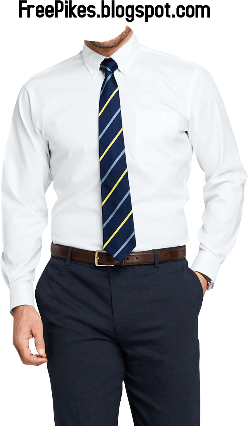 Professional Dress Shirtand Tie PNG image