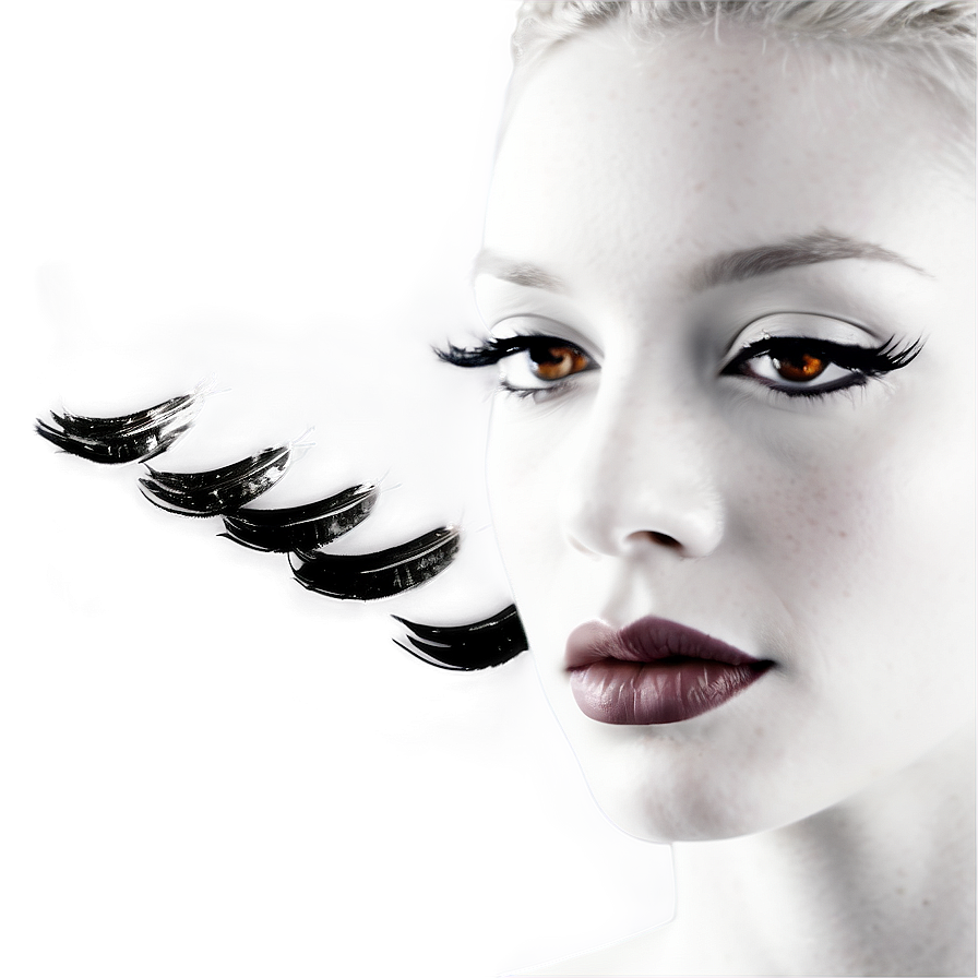 Professional Fake Eyelashes Png 06272024 PNG image