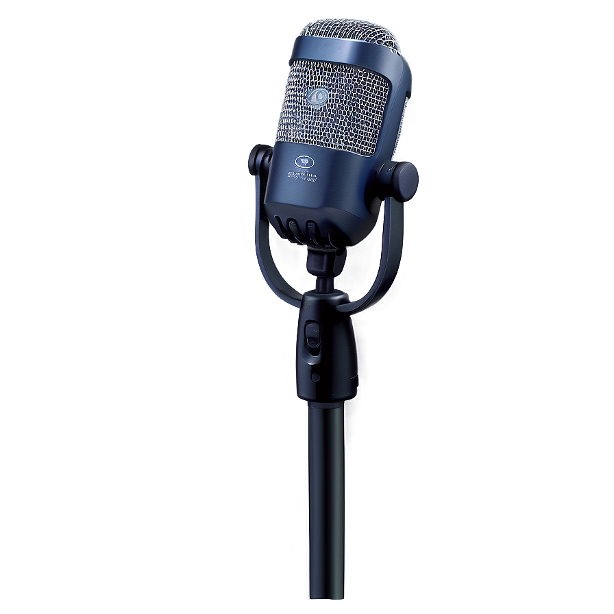 Professional Grade Microphone On Stand Png Nxc PNG image