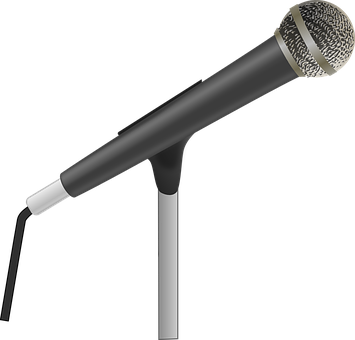 Professional Handheld Microphone PNG image
