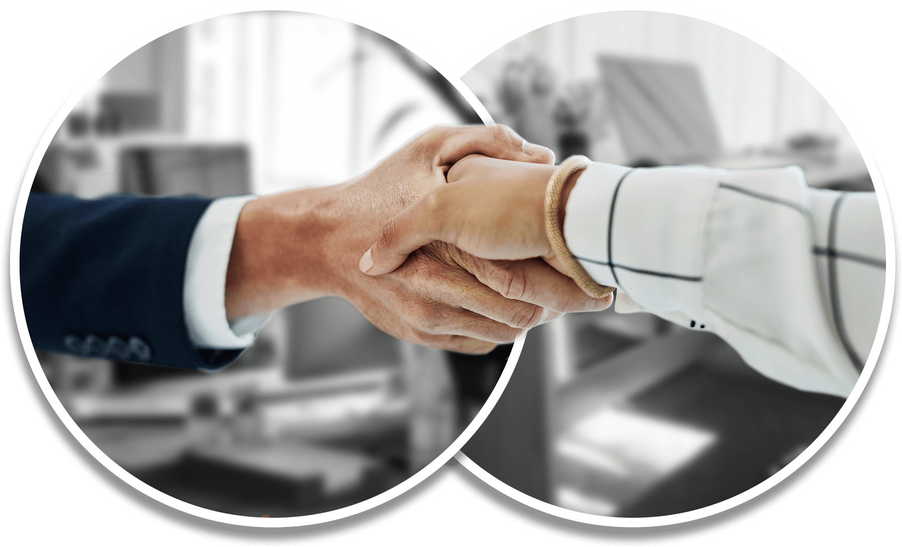 Professional Handshake Agreement PNG image