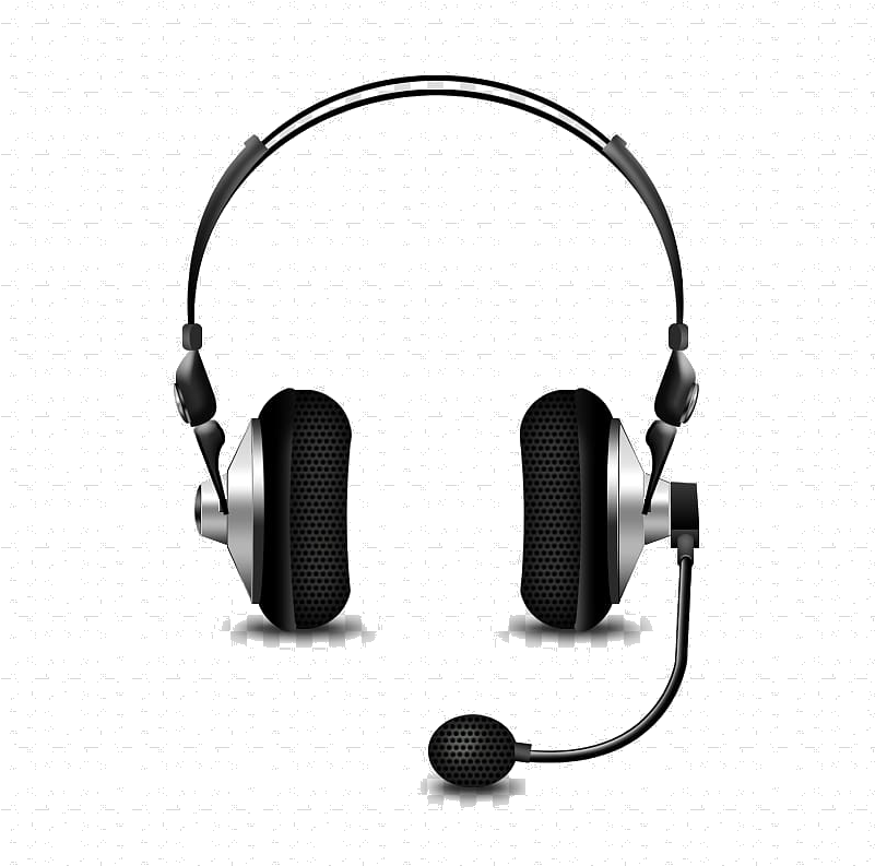 Professional Headset Isolated PNG image