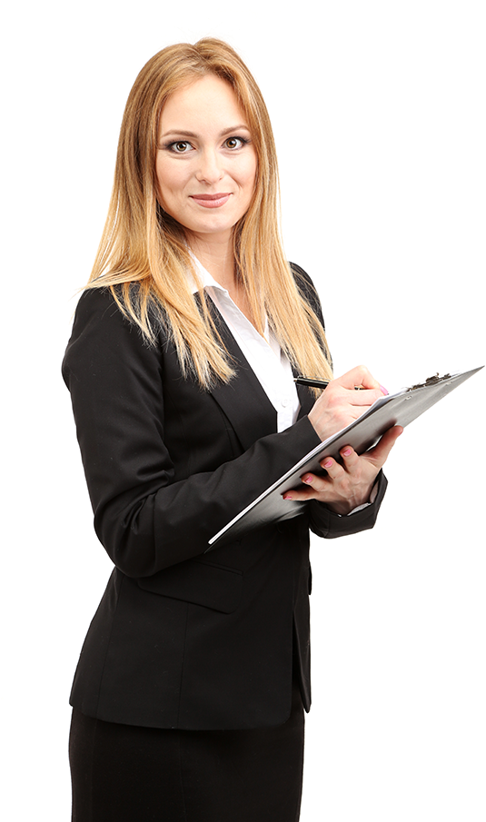 Professional Lawyerwith Clipboard PNG image