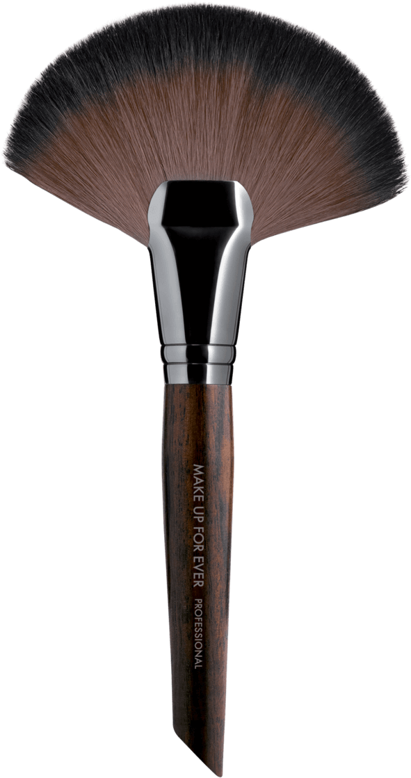 Professional Makeup Fan Brush PNG image