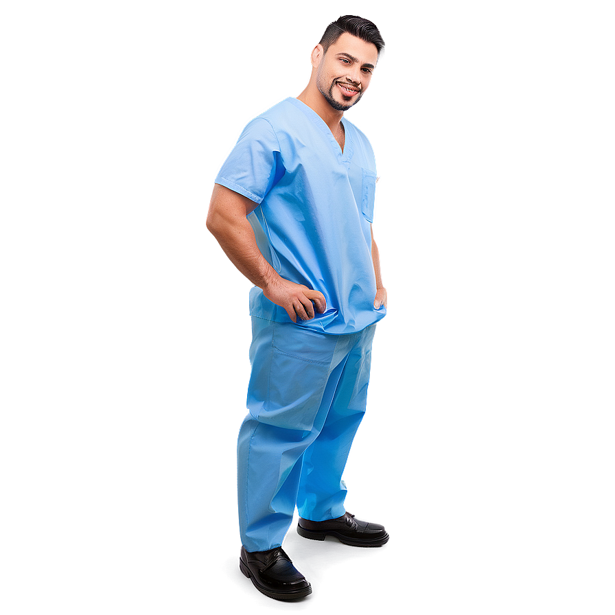 Professional Male Nurse Png 06292024 PNG image