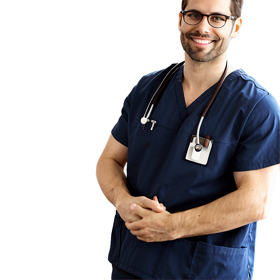 Professional Male Nurse Png 11 PNG image