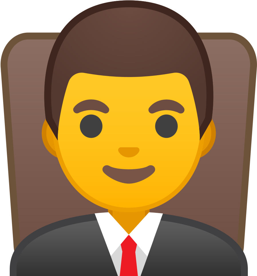 Professional Man Emoji PNG image