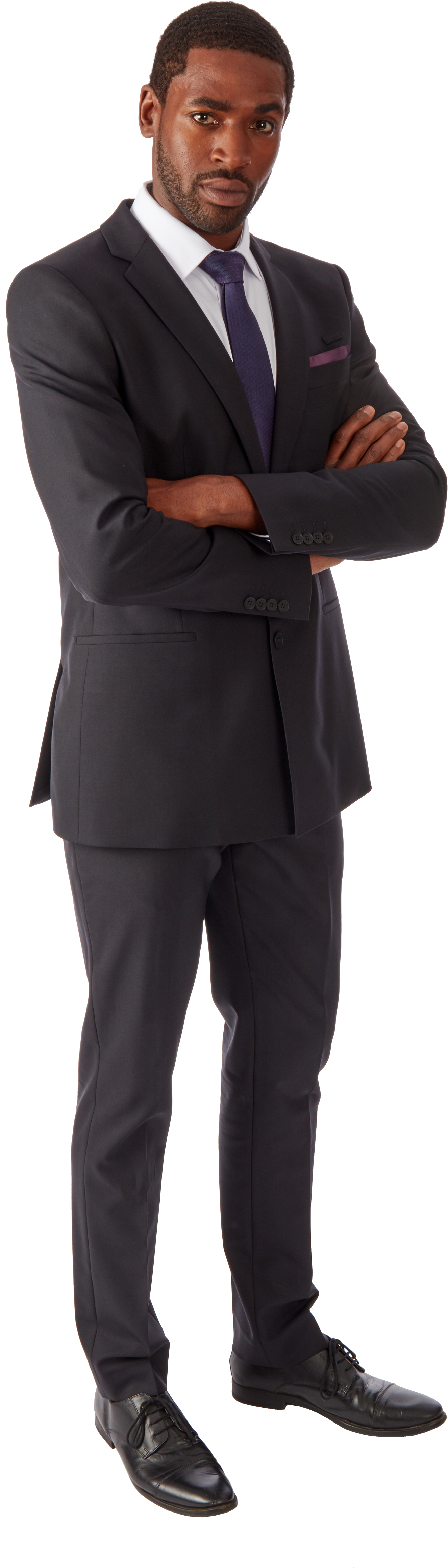Professional Man In Black Suit PNG image