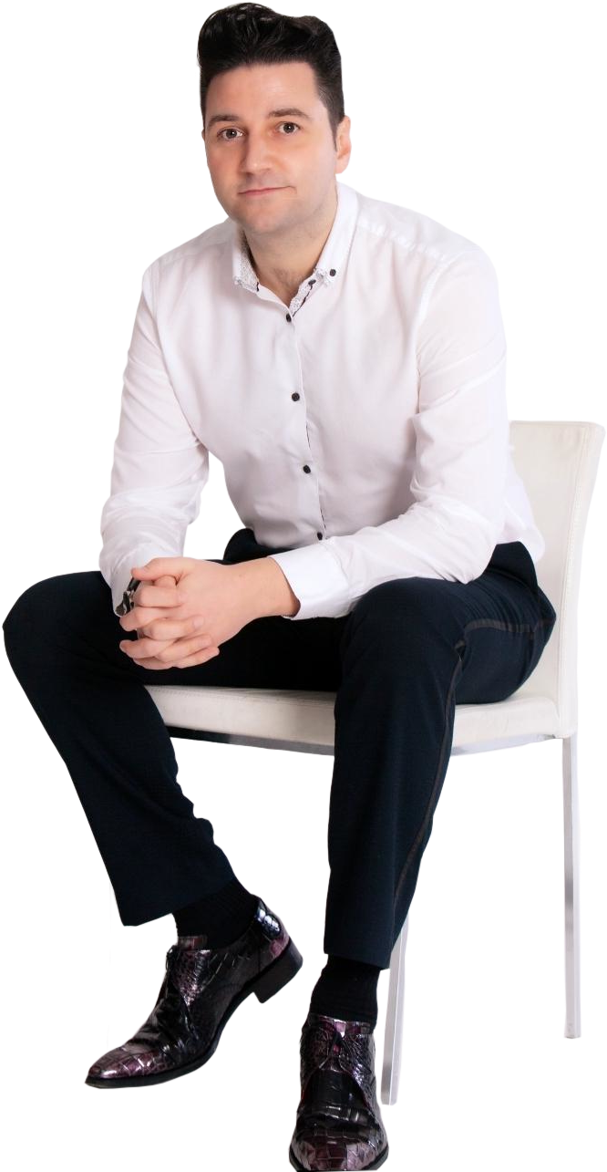 Professional Man Sittingon Chair PNG image