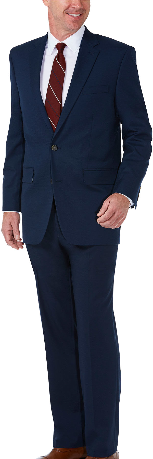 Professional Manin Navy Suit PNG image