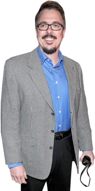 Professional Manin Suitwith Glasses PNG image