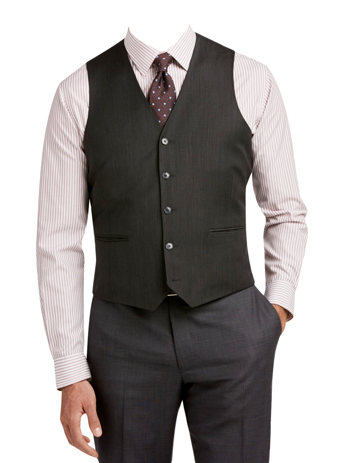 Professional Menswear Vestand Tie PNG image