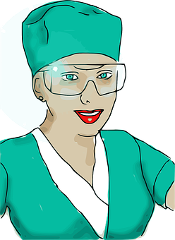 Professional Nurse Illustration PNG image